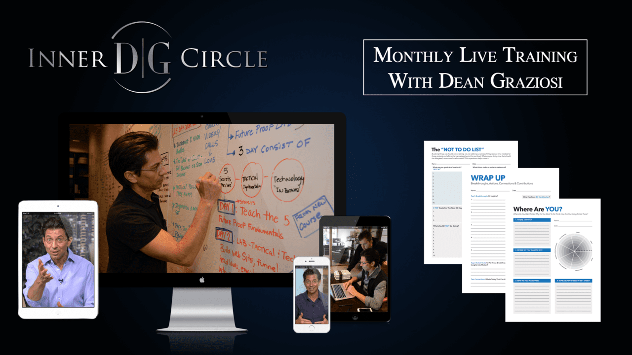 Dean Graziosi - 6 Months Free Millionaire Success Habits Monthly Live