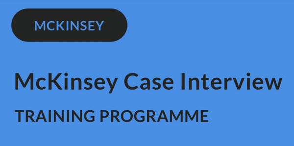 IGotanOffer - McKinsey Case Interview Training Programme