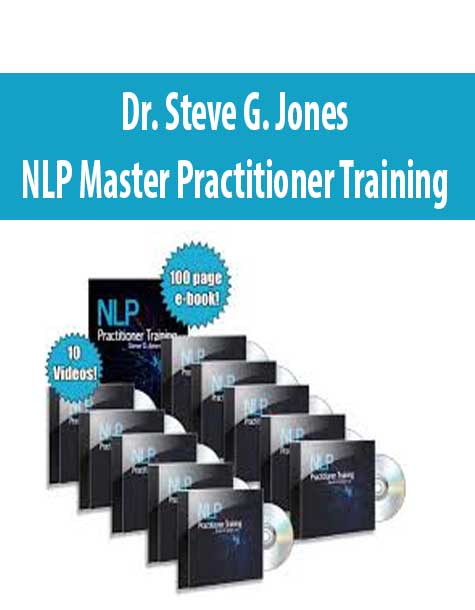 Dr. Steve G. Jones – NLP Master Practitioner Training