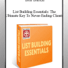 [Download Now] Bill Baren – List Building Essentials:Bill Baren – List Building Essentials: The Ultimate Key To Never-Ending Clients