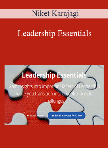 Niket Karajagi - Leadership Essentials