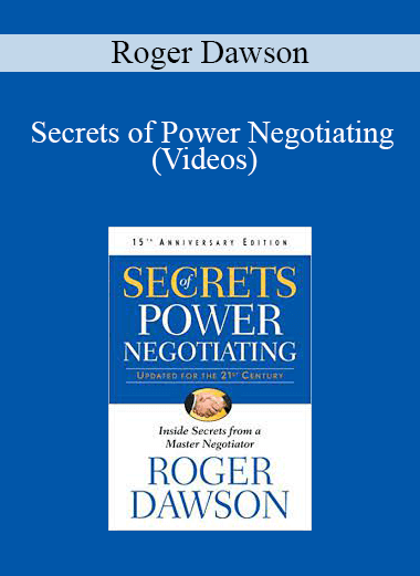 Roger Dawson - Secrets of Power Negotiating (Videos)