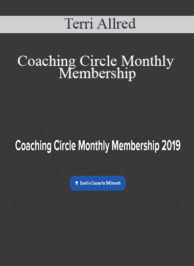 Terri Allred - Coaching Circle Monthly Membership