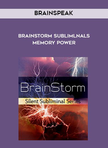 BrainSpeak – Brainstorm Sublimlnals – Memory Power