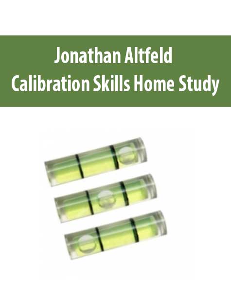 Jonathan Altfeld – Calibration Skills Home Study