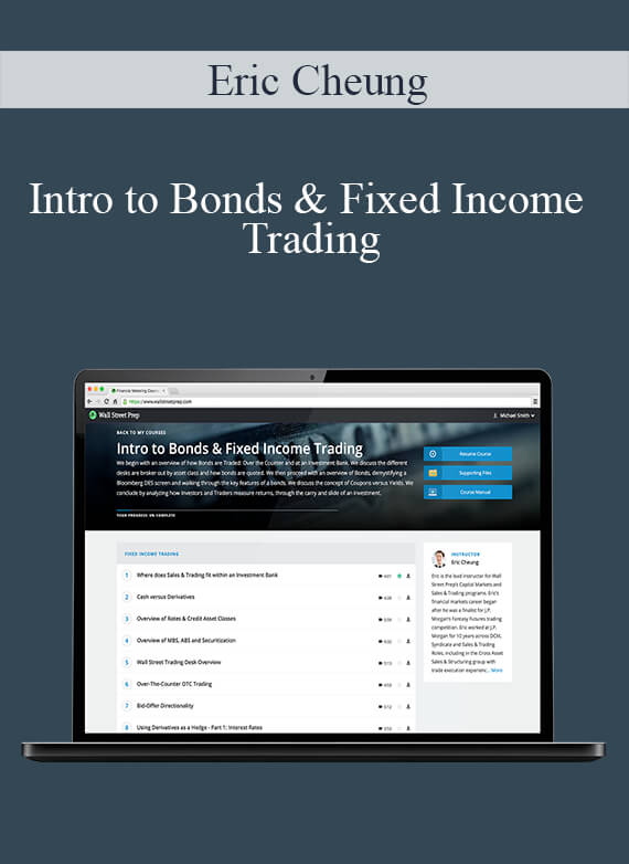 Eric Cheung - Intro to Bonds & Fixed Income Trading